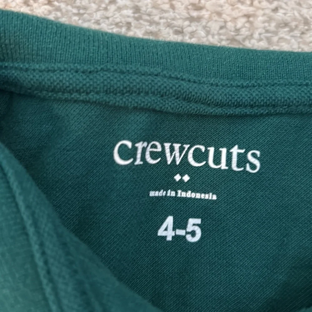 J.Crew Crewcuts Green Polo Shirt, 4-5t. - Picture 4 of 7